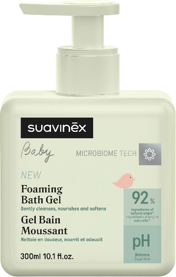 Гель для душа дитячий Suavinex Пінистий 300 мл (308887) - Фото 1