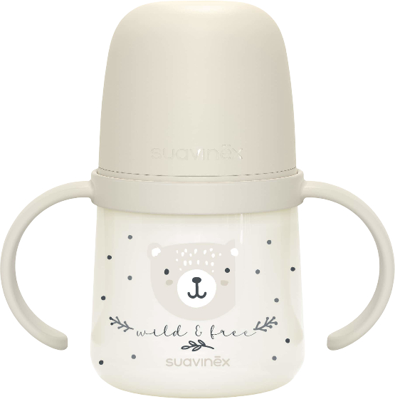 Чашка-непроливайка дитяча Suavinex 150 мл +6 міс. Night and day біла з малюнком (309184) - Фото 1