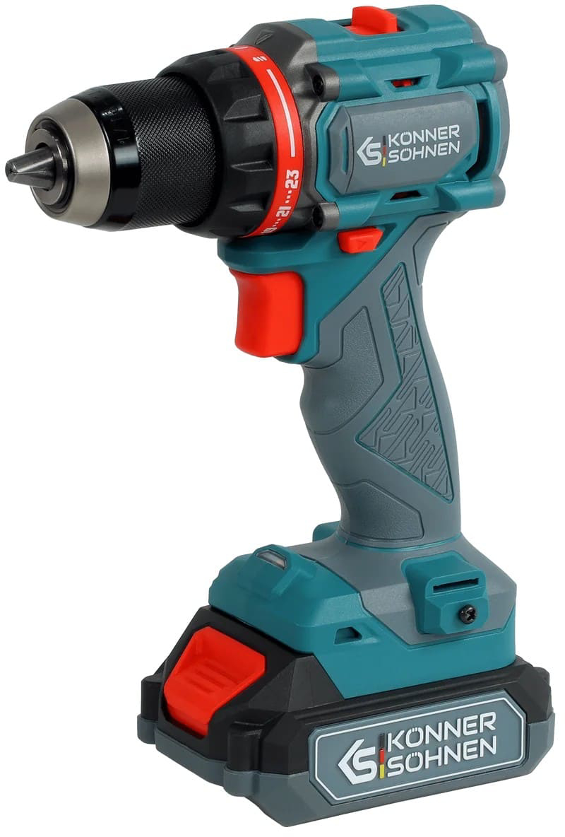 Дриль-шуруповерт Konner&Sohnen KS ID20V-60 KIT 74 18В (KSID20V-60KIT74) - Фото 1