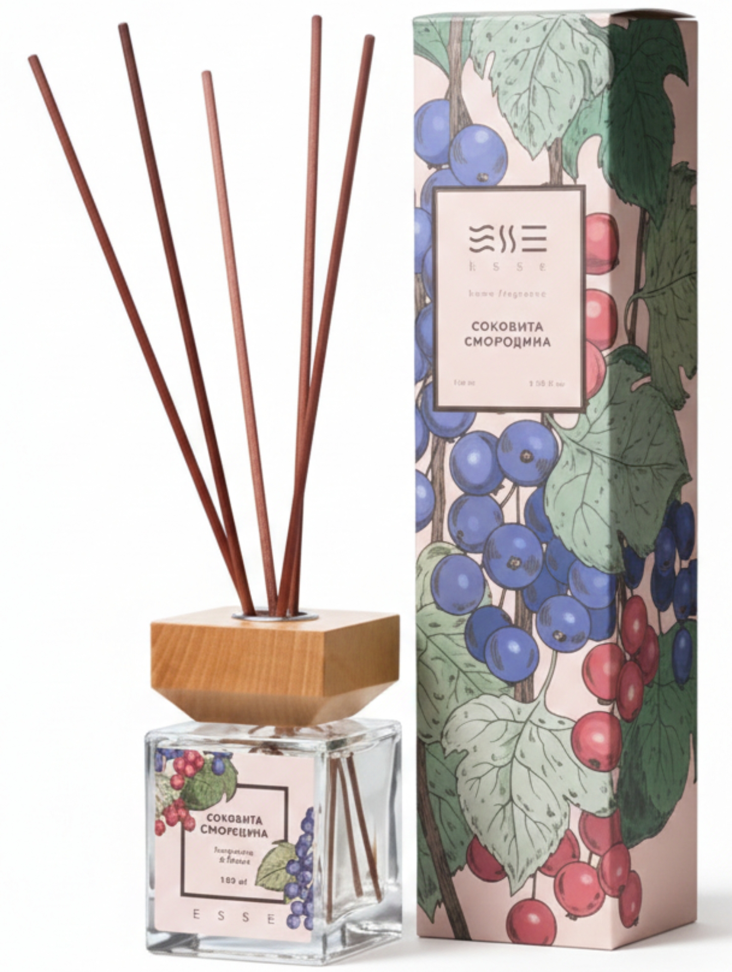 Купити Аромадифузор Esse Home Соковита Смородина 100 мл (4820288090717) - Фото 1 Аромадифузор Esse Home Соковита Смородина 100 мл (4820288090717) - Фото 1