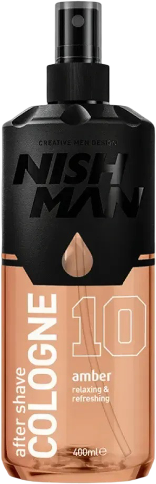 Одеколон после бритья Nishman Amber Cologne No.10 400 мл (8682035083733) - Фото 1