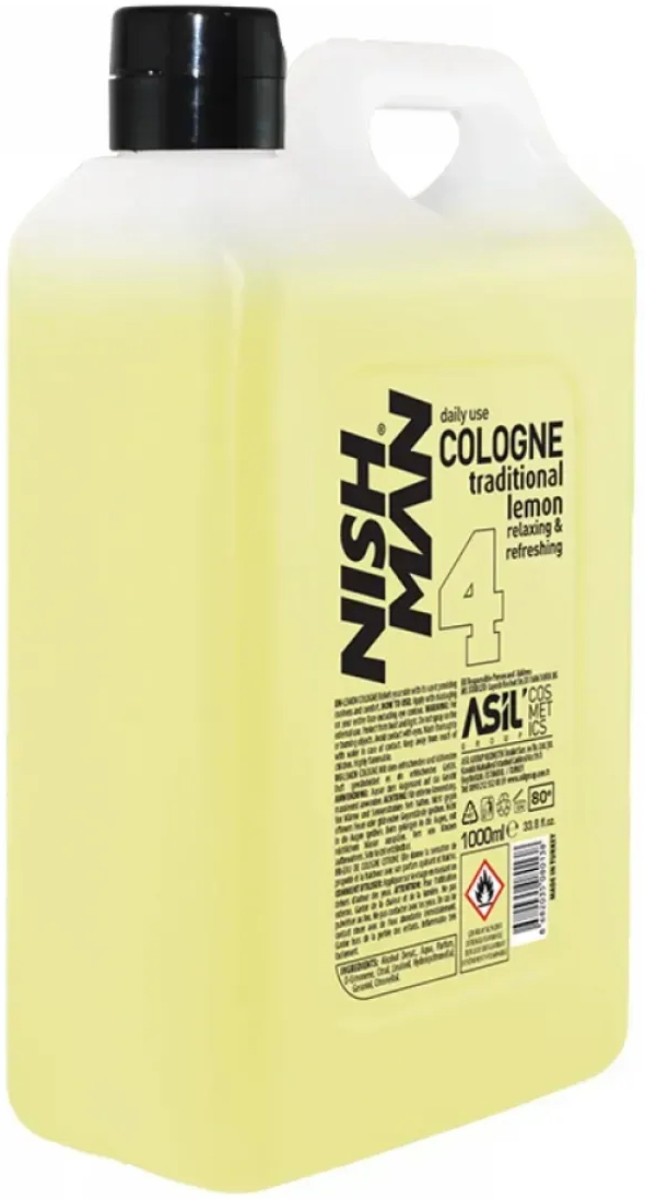 Одеколон после бритья Nishman Lemon Cologne 1000 мл (8682035080138) - Фото 1