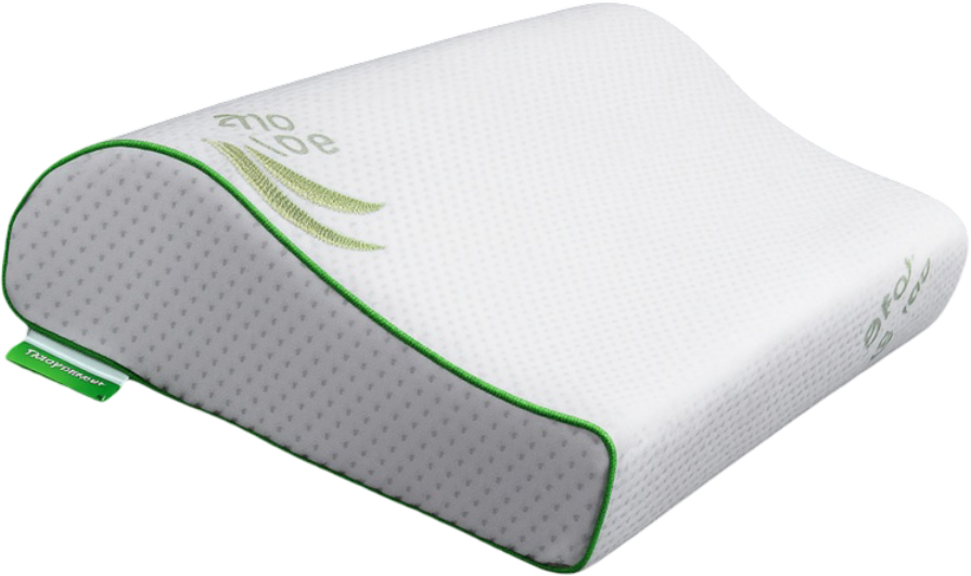 Подушка ортопедична MirSon №7078 Elite Green nature Dorotea KIDDY 500х290х50/80 (2200003400175) - Фото 1