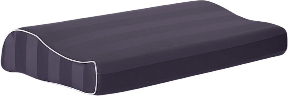 Подушка ортопедична MirSon №4179 Noble stripe Graphite KIDDY (2200006423935) - Фото 1