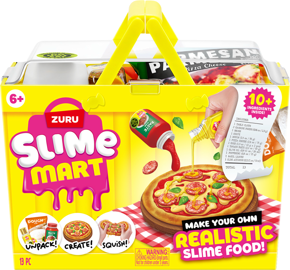Фабрика слаймів Slime mart серії Shopping Basket – ПІЦА (15905B) - Фото 1