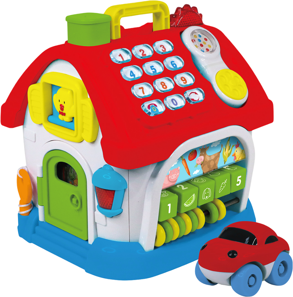 Интерактивный центр Kiddi Smart SMART-ДОМИК (украинский, свет) (1903-UK) - Фото 1