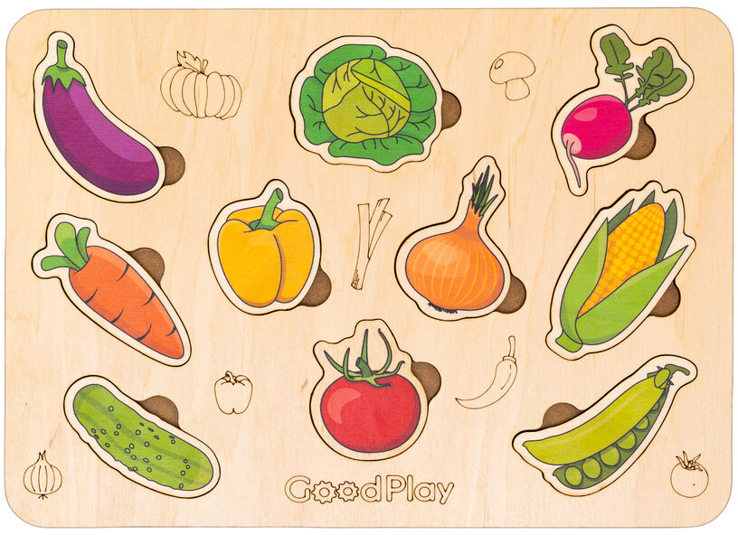 Сортер GoodPlay Овощной мир (PS-4-014) - Фото 1