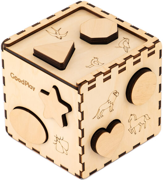 Сортер GoodPlay Деревянный (CUB-4-003) - Фото 1