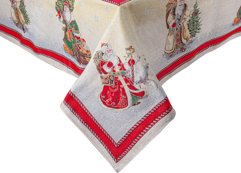 Скатерть квадратная Lefard Snowing 140x140 см (716-169) - Фото 1