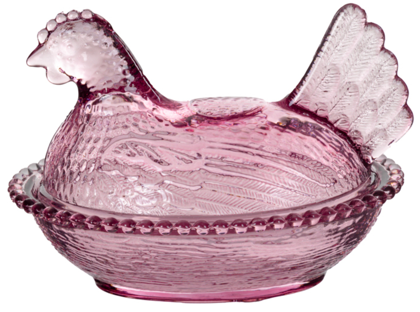 Емкость для хранения LeGlass Курочка 15.5х11.5х11.5 см 240 мл (355-290)