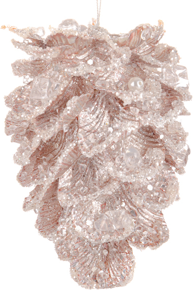 Купити Ялинкова іграшка Lefard Шишка 14 см (66-006) - Фото 1 Ялинкова іграшка Lefard Шишка 14 см (66-006) - Фото 1