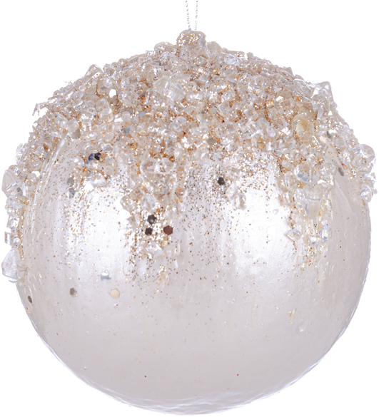 Купити Ялинкова іграшка Lefard Куля 9,5 см (66-024) - Фото 1 Ялинкова іграшка Lefard Куля 9,5 см (66-024) - Фото 1