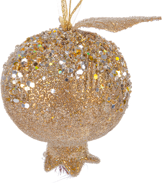 Ялинкова іграшка Lefard Гранат 10х8 см (66-033) - Фото 1