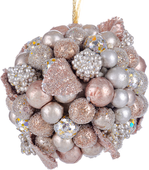 Купити Ялинкова іграшка Lefard Куля 10 см (66-043) - Фото 1 Ялинкова іграшка Lefard Куля 10 см (66-043) - Фото 1