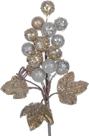 Купити Ялинкова іграшка Lefard Виноград 32х13 см (66-055) - Фото 1 Ялинкова іграшка Lefard Виноград 32х13 см (66-055) - Фото 1