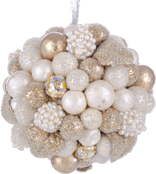 Купити Ялинкова іграшка Lefard Куля 11 см (66-056) - Фото 1 Ялинкова іграшка Lefard Куля 11 см (66-056) - Фото 1