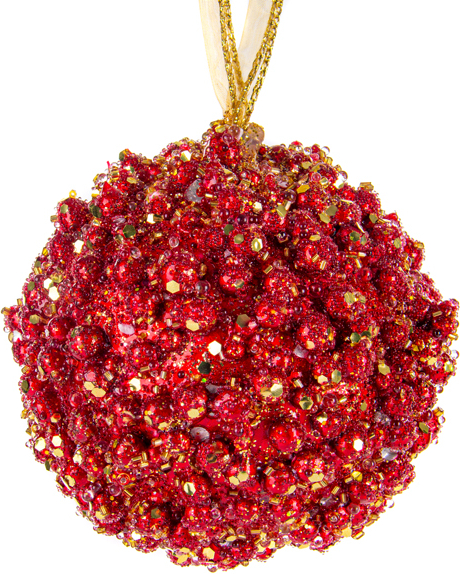 Купити Ялинкова іграшка Lefard Куля 10 см (66-083) - Фото 1 Ялинкова іграшка Lefard Куля 10 см (66-083) - Фото 1