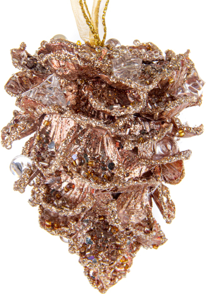 Ялинкова іграшка Lefard Шишка 10х9 см (66-141) - Фото 1