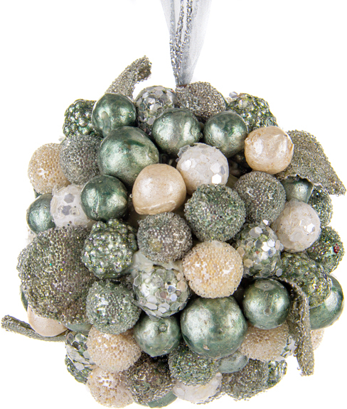 Купити Ялинкова іграшка Lefard Куля 10 см (66-145) - Фото 1 Ялинкова іграшка Lefard Куля 10 см (66-145) - Фото 1