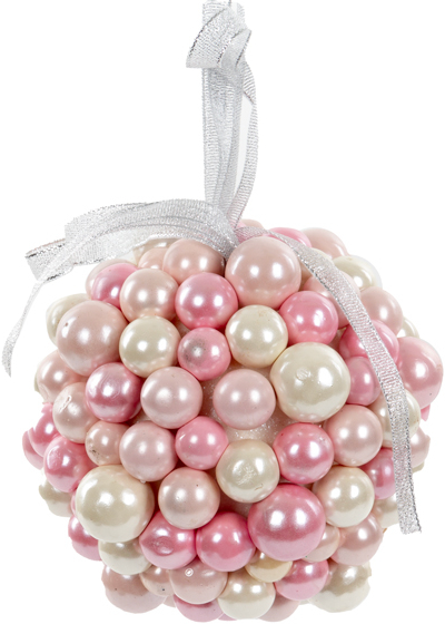 Ялинкова іграшка Lefard 15 см рожеве (822-033) - Фото 1