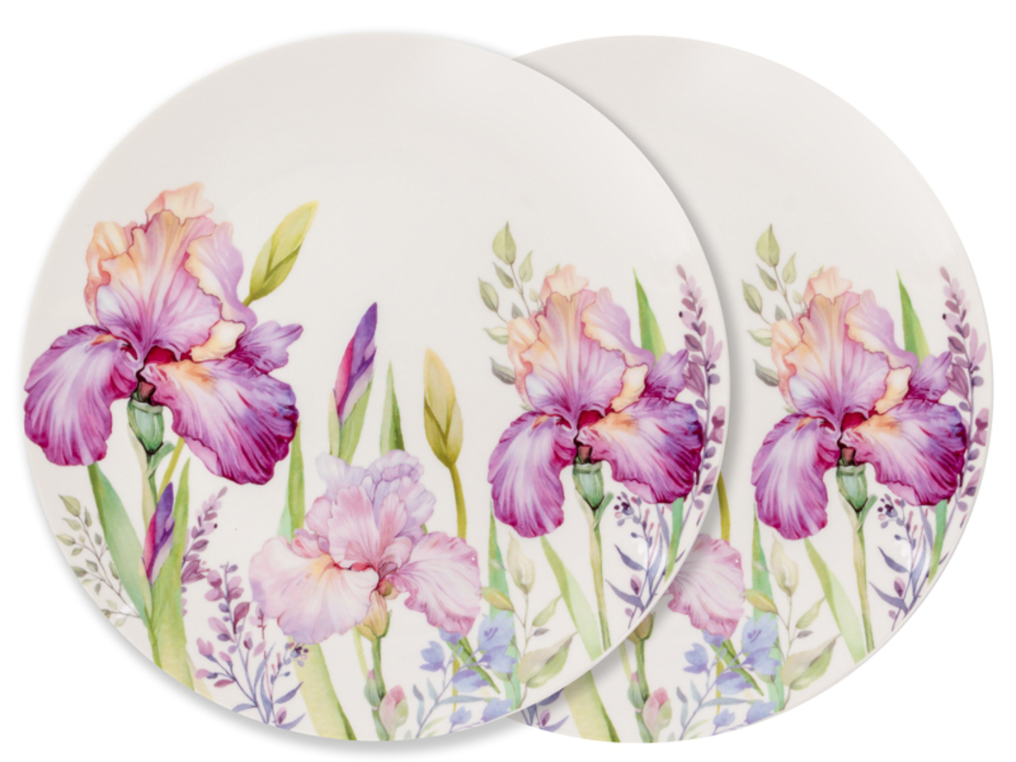 Купити Набір тарілок Lefard Іриси 2 шт. 26 см (924-790) - Фото 1 Набір тарілок Lefard Іриси 2 шт. 26 см (924-790) - Фото 1