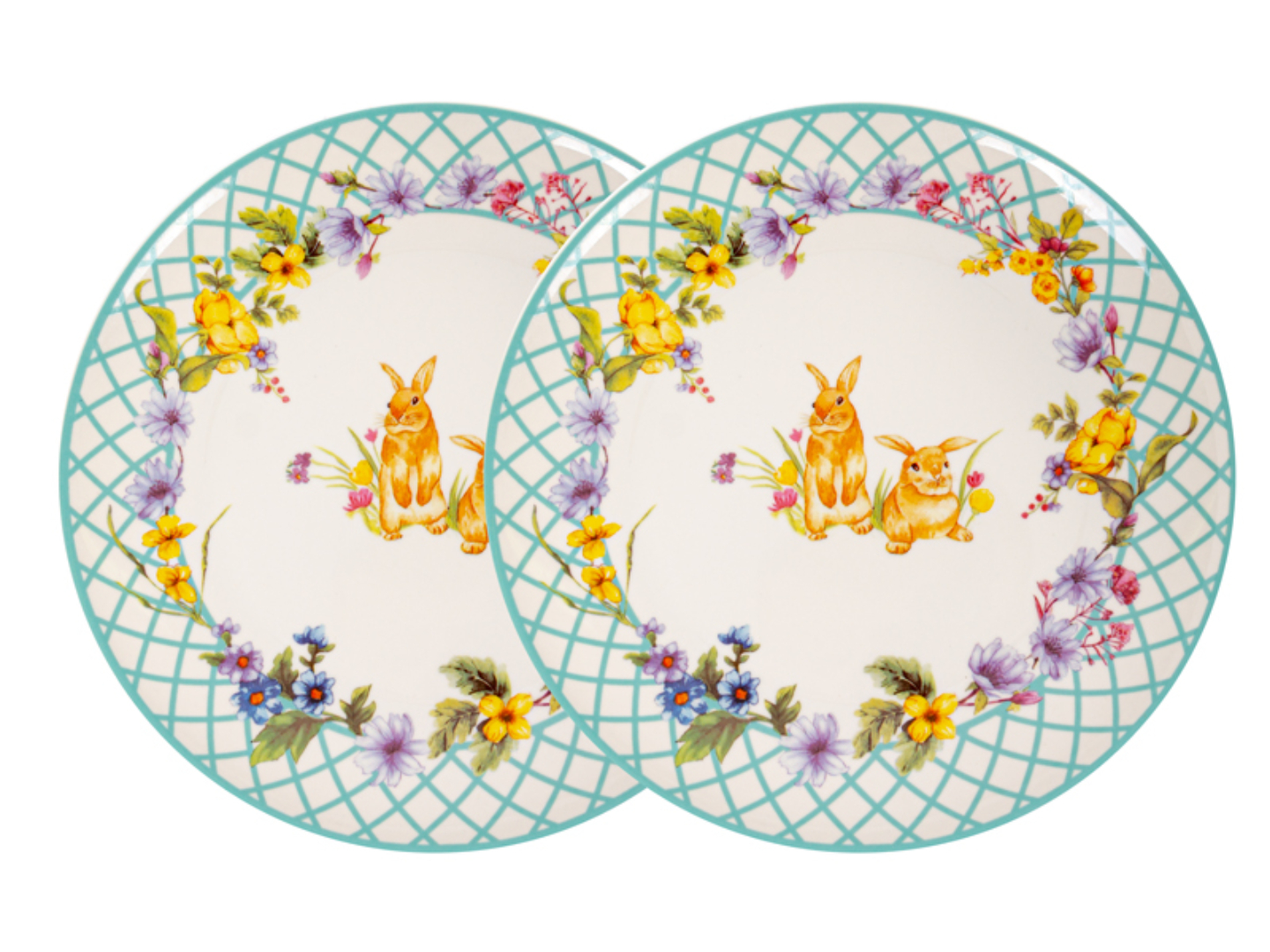 Набор тарелок Lefard Funny bunny 21 см 2 шт. (985-180) - Фото 1