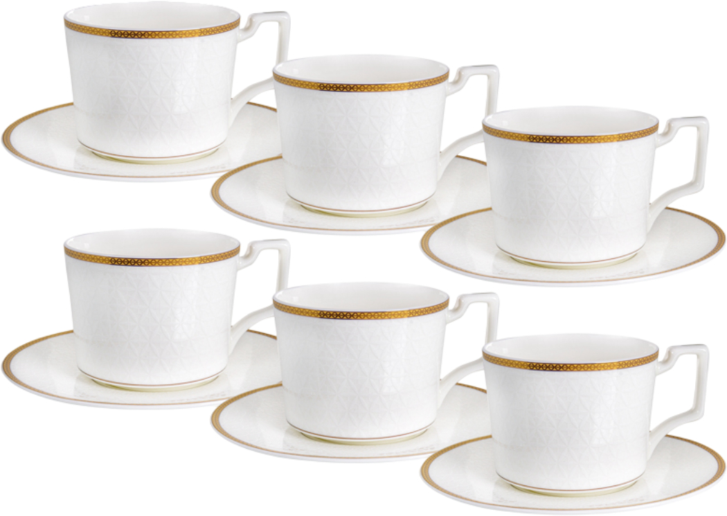 Сервиз чайный Lefard Magnat 295 мл 12 пр. (440-127) - Фото 1