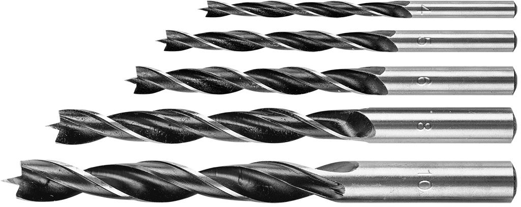 Купить Набор сверл GRAPHITE 4-6,8,10 мм 5 шт. (54T574) - Фото 1 Набор сверл GRAPHITE 4-6,8,10 мм 5 шт. (54T574) - Фото 1