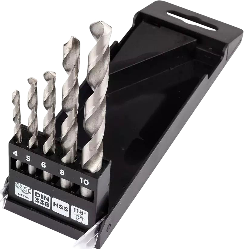 Купить Набор сверл GRAPHITE HSS 4-10 мм 5 шт. (54T910) - Фото 1 Набор сверл GRAPHITE HSS 4-10 мм 5 шт. (54T910) - Фото 1
