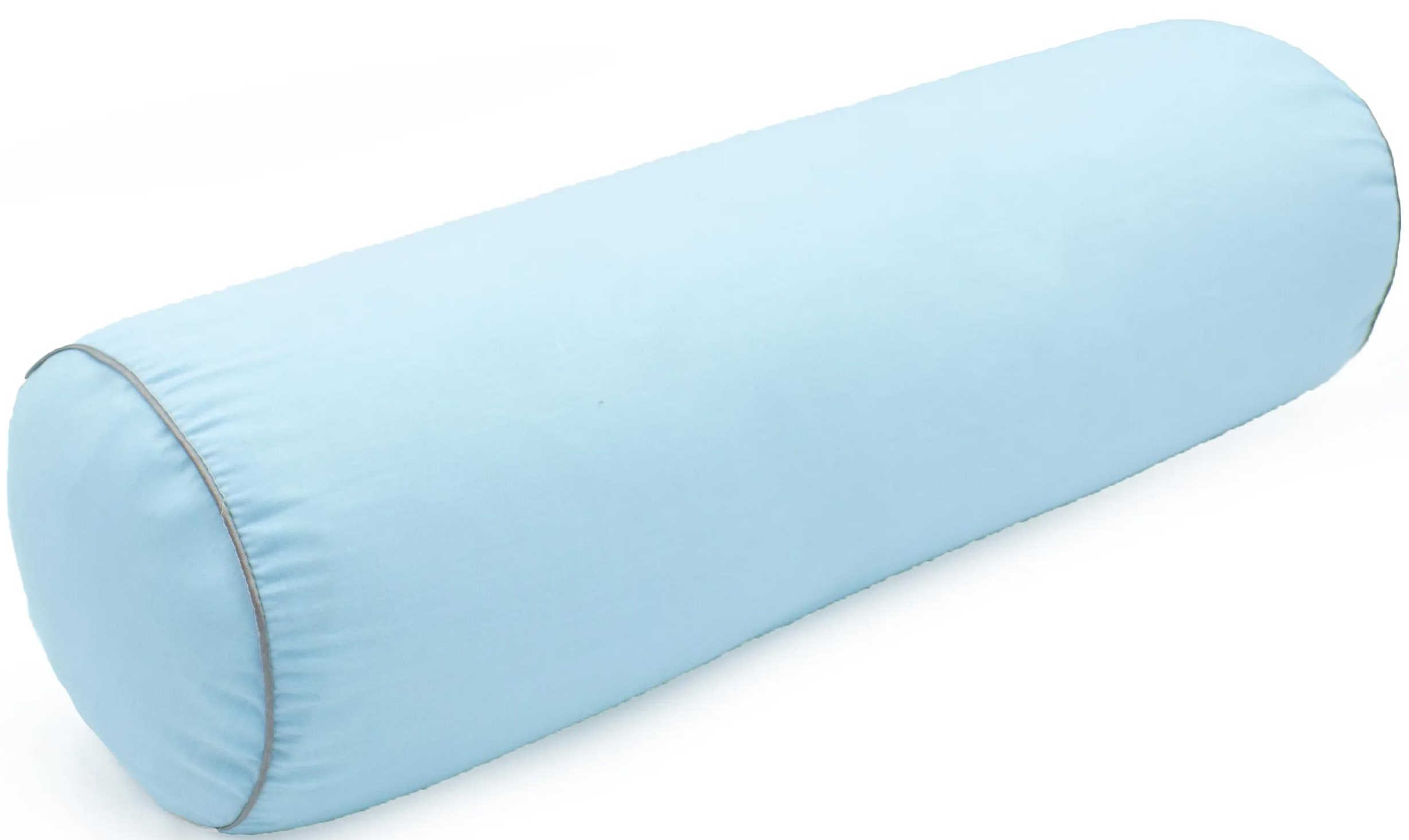 Подушка валик MirSon №8339 Eco Line Blue BamBoo 100х20 см (2200006250241) - Фото 1