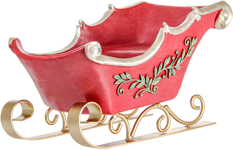 Купити Декор New Year Lefard Сані 30х16х16 см (191-046) - Фото 1 Декор New Year Lefard Сані 30х16х16 см (191-046) - Фото 1