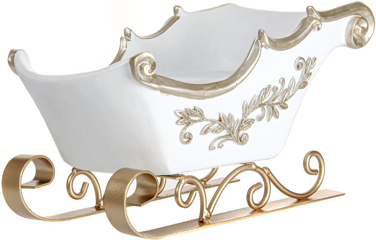 Купити Декор New Year Lefard Сані 30х16х16 см (191-047) - Фото 1 Декор New Year Lefard Сані 30х16х16 см (191-047) - Фото 1