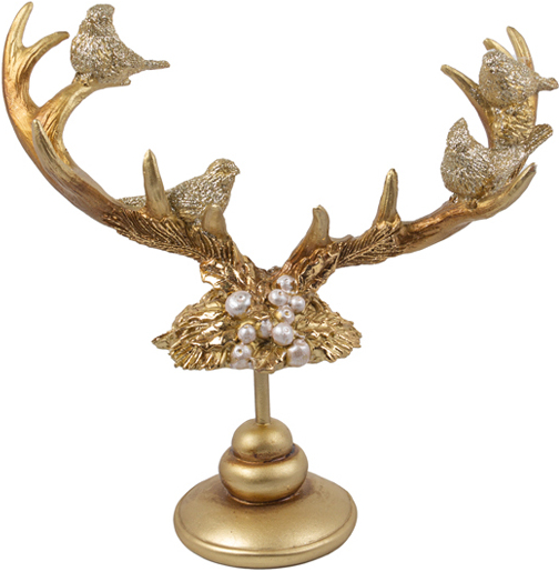 Декор New Year Lefard Роги оленячі 29,5х11,5х27,5 см (919-384) - Фото 1