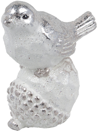 Купити Декор New Year Lefard Пташка на шишці 8,5х5,5х11 см (919-414) - Фото 1 Декор New Year Lefard Пташка на шишці 8,5х5,5х11 см (919-414) - Фото 1
