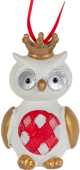 Купити Декор підвіска New Year Lefard Сова 7 см (191-083) - Фото 1 Декор підвіска New Year Lefard Сова 7 см (191-083) - Фото 1