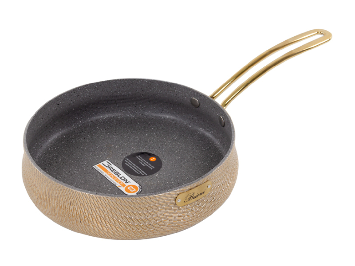 Купить Сковорода универсальная Brioni Elegance 26x6 см (764-036) - Фото 1 Сковорода универсальная Brioni Elegance 26x6 см (764-036) - Фото 1