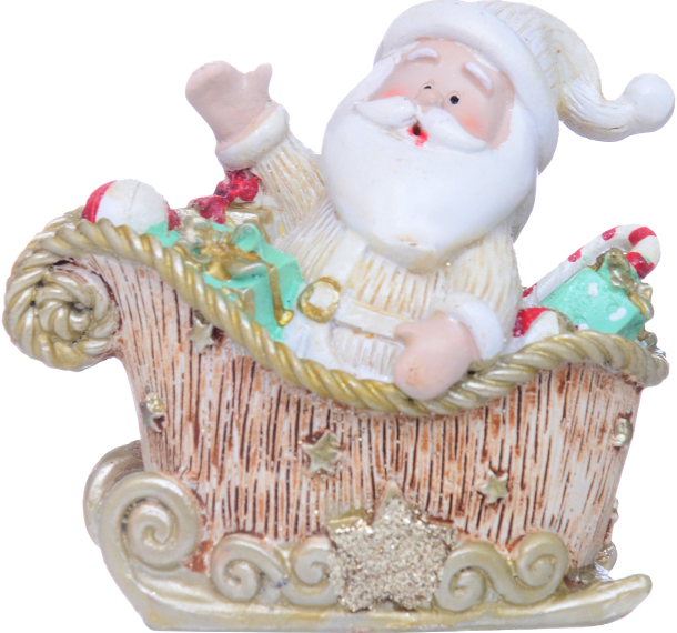 Декор New Year Lefard Санта 9 см 12 шт. (191-007) - Фото 1