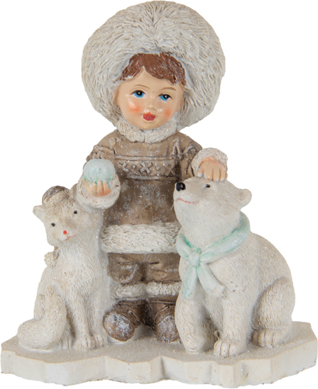 Декор New Year Lefard Північний полюс 10х11 см (192-278) - Фото 1