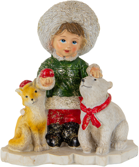 Купити Декор New Year Lefard Північний полюс 10х11 см (192-294) - Фото 1 Декор New Year Lefard Північний полюс 10х11 см (192-294) - Фото 1