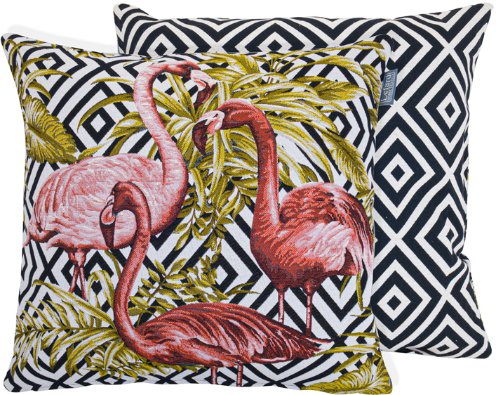 Купити Наволочка Lefard Фламинго 42х42 см (711-053) - Фото 1 Наволочка Lefard Фламинго 42х42 см (711-053) - Фото 1