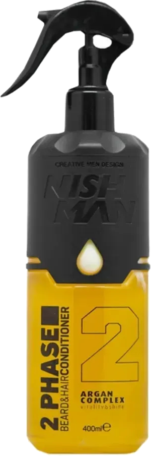 Бальзам для волосся Nishman Beard&Hair Argan Complex 400 мл (8682035088233) - Фото 1