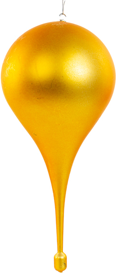 Декор підвіска New Year Lefard 30 см матове золото (822-023) - Фото 1