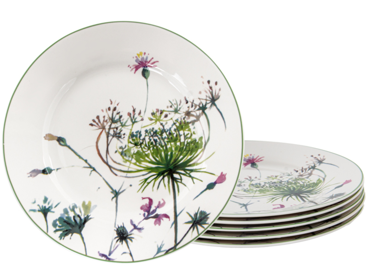 Набор тарелок Lefard Muze Garden 6 шт. 19 см (922-077) - Фото 1