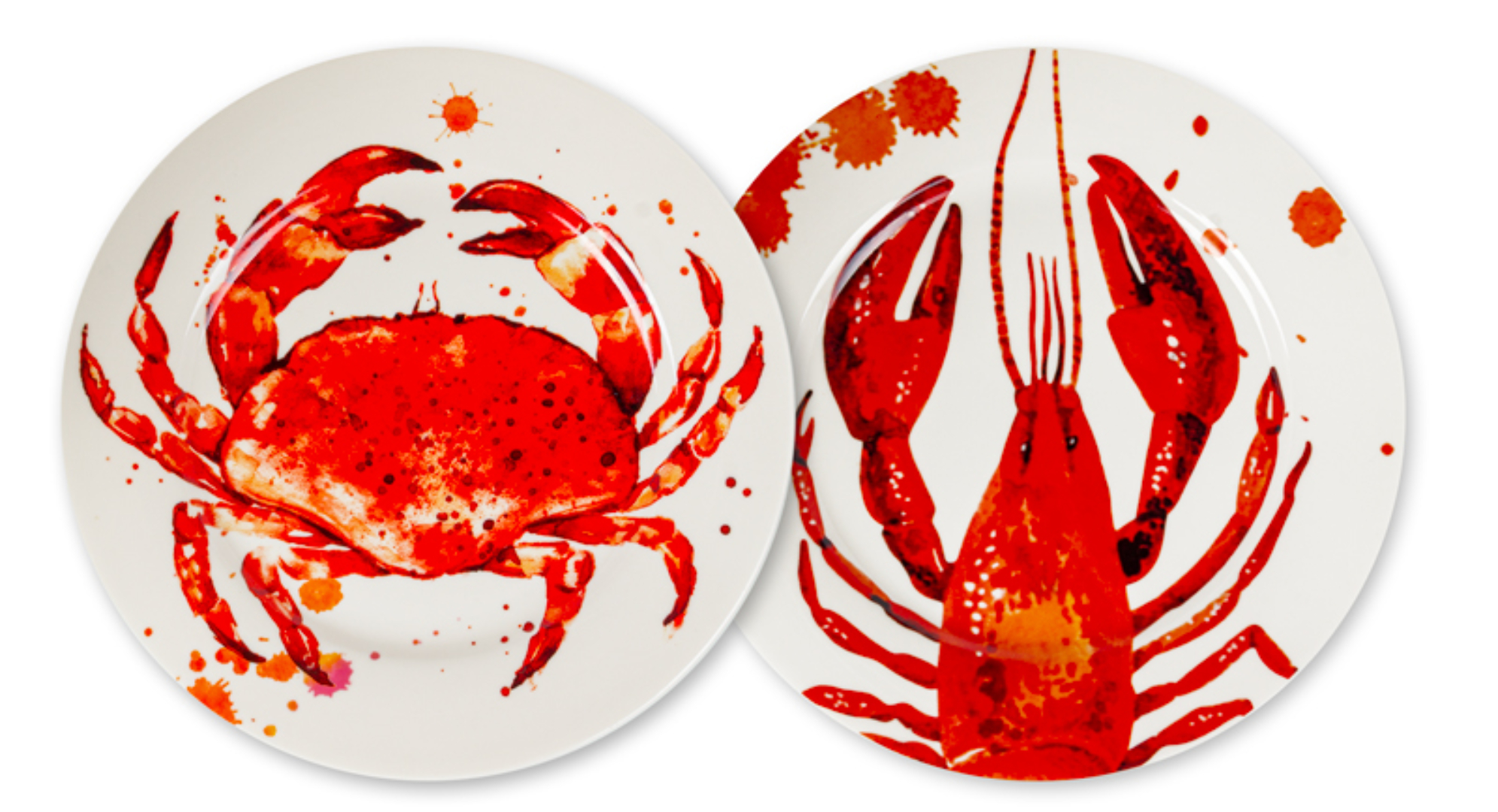 Набор тарелок Lefard Red Shells 2 шт. 19 см (922-113) - Фото 1