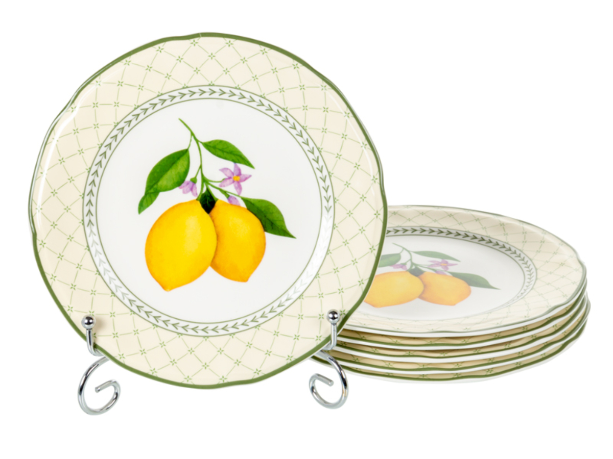 Набор тарелок Lefard Амальфи 6 шт. 20 см (922-088) - Фото 1