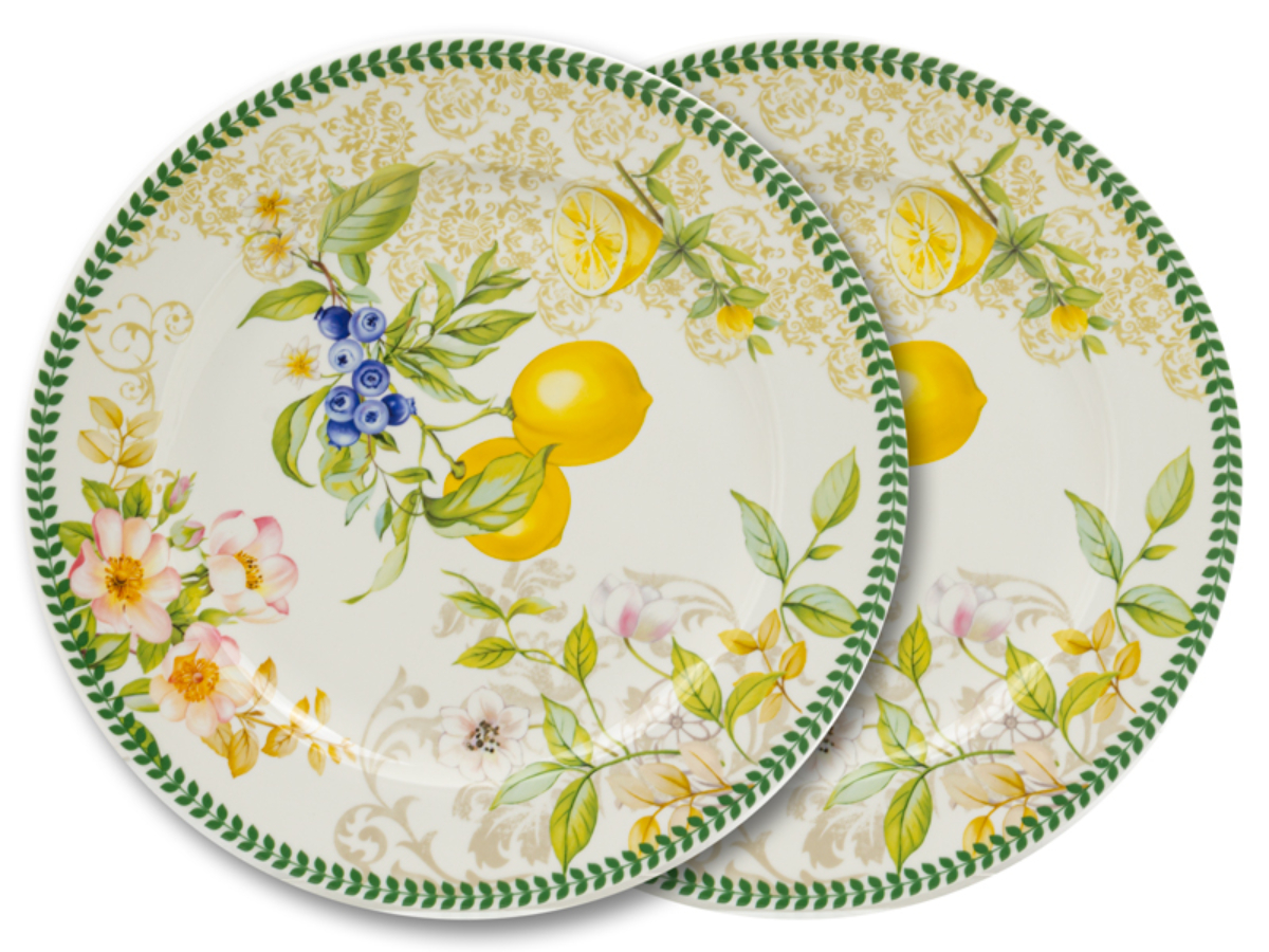 Набор тарелок Lefard Лимон 2 шт. 26 см (924-854)