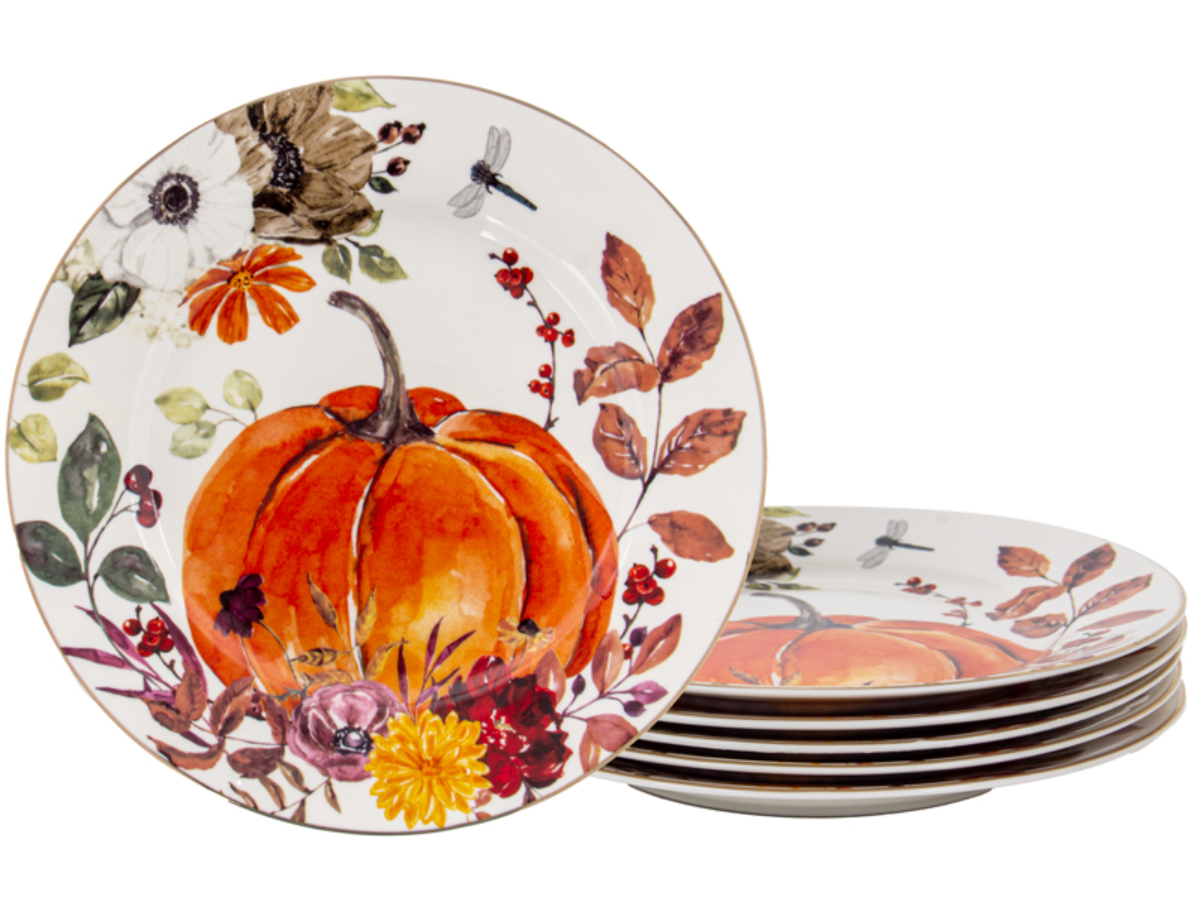 Набор тарелок Lefard Осенний урожай 6 шт. 19 см (922-056)