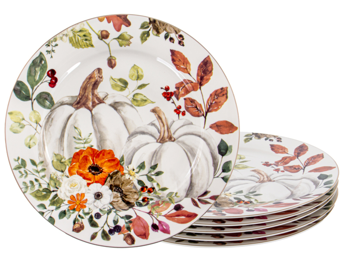 Набор тарелок Lefard Осенний урожай 6 шт. 27 см (922-055)