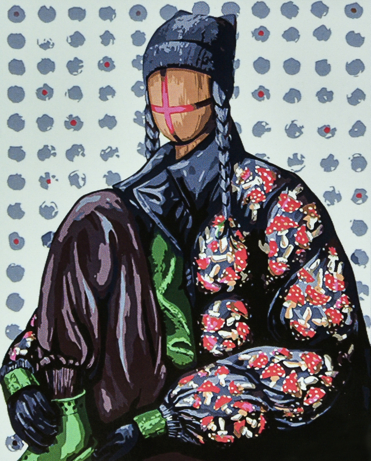 Картина за номерами Strateg Надійна на чорному фоні 40х50 см (AH1139) - Фото 1