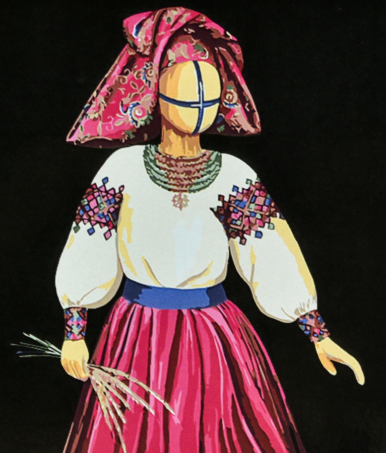 Картина за номерами Strateg Господарка на чорному фоні 40х50 см (AH1142) - Фото 1